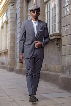 Pin-Striped Suit